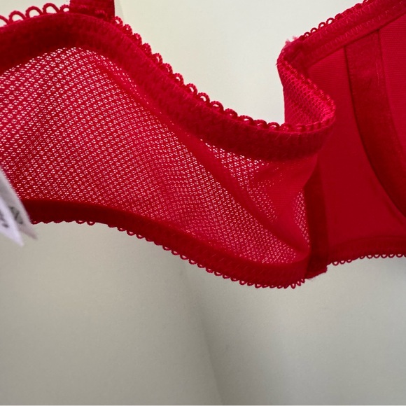 NWT Red Lace b.tempt’d by WACOAL Bra, 34C - Picture 9 of 9
